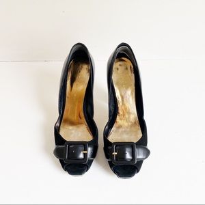 Barbara Bui leather suede pumps black sz 6